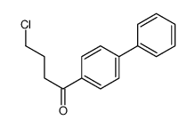 4-chloro-1-(4-phenylphenyl)butan-1-one Structure