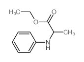 L-Alanine, N-phenyl-, ethyl ester结构式