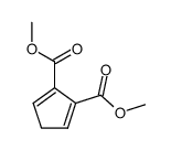 dimethyl cyclopenta-2,5-diene-1,2-dicarboxylate结构式