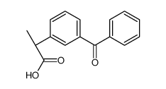 (2R)-2-(3-Benzoylphenyl)propanoic acid Structure