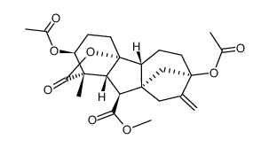 gibberellin A3 methyl ester 3,13-diacetate Structure