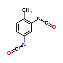 甲苯-2,4-二异氰酸酯结构式