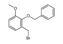 1-(bromomethyl)-3-methoxy-2-phenylmethoxybenzene Structure