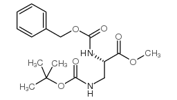 (S)-Methyl 2-N-Cbz-3-n-Boc-propanoate Structure