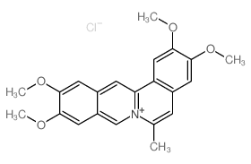 2,3,10,11-Tetramethoxy-6-methyl-7.lambda.~5~-isoquino[3,2-a]isoquinoline Structure
