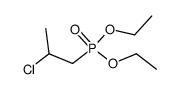 Diaethyl-2-chlorpropylphosphonat结构式