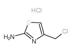 2-氨基-4-氯甲基噻唑盐酸盐结构式