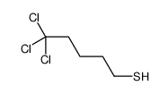 5,5,5-trichloropentane-1-thiol Structure