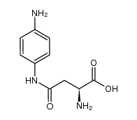 L-aspartic acid β-amide of p-phenylenediamine Structure