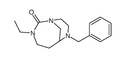 7-benzyl-3-ethyl-1,3,7-triazabicyclo[4.3.1]decan-2-one Structure