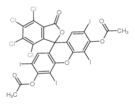 玫瑰孟加拉双乙酸酯结构式