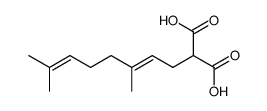 (3,7-dimethyl-octa-2,6-dienyl)-malonic acid结构式