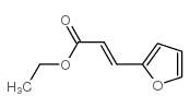 2-Propenoic acid,3-(2-furanyl)-, ethyl ester Structure