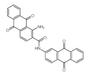 1-amino-N-(9,10-dioxoanthracen-2-yl)-9,10-dioxo-anthracene-2-carboxamide结构式