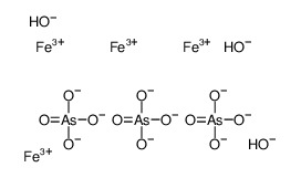 iron(3+),trioxido(oxo)-λ5-arsane,trihydroxide Structure