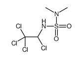 1,1,1,2-tetrachloro-2-(dimethylsulfamoylamino)ethane结构式