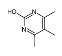 2(1H)-Pyrimidinone, 4,5,6-trimethyl- (9CI) Structure