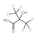 2,2-bis(trifluoromethyl)-2-hydroxyacetic acid structure