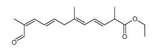 ethyl 2,6,11-trimethyl-12-oxododeca-3,5,8,10-tetraenoate结构式