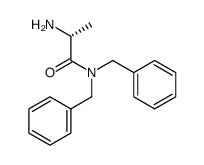 (R)-2-amino-N,N-dibenzylpropanamide结构式