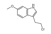 1H-INDOLE,3-(2-CHLOROETHYL)-6-METHOXY-结构式