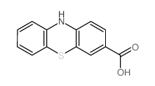 10H-吩噻嗪-3-羧酸结构式