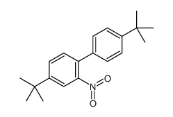 4,4'-di-tert-butyl-2-nitrobiphenyl structure
