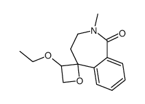 3'-ethoxy-2-methyl-3,4-dihydro-2H-spiro[benzo[c]azepine-5,2'-oxetan]-1-one结构式