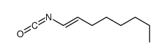 1-isocyanatooct-1-ene结构式