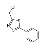 2-(氯甲基)-5-苯基-1,3,4-噻二唑结构式