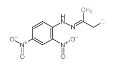 N-(1-chloropropan-2-ylideneamino)-2,4-dinitro-aniline结构式