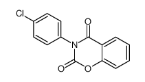 3-(4-CHLOROPHENYL)-2H-BENZO[E][1,3]OXAZINE-2,4(3H)-DIONE Structure