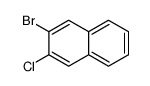 2-bromo-3-chloronaphthalene Structure