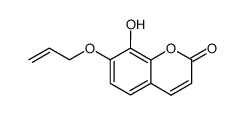 7-(Allyloxy)-8-hydroxycoumarin Structure