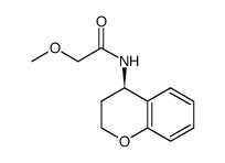 2-methoxy-N-((R)-3,4-dihydro-2H-chromen-4-yl)acetamide结构式