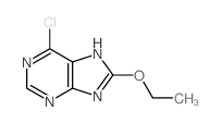 9H-Purine,6-chloro-8-ethoxy- Structure