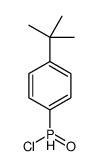 (tert-Butyl)phenylphosphinic chloride Structure