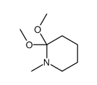 2,2-dimethoxy-1-methylpiperidine Structure