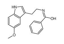 N-[2-(5-methoxy-1H-indol-3-yl)ethyl]benzamide Structure