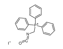 (isocyanatomethyl)triphenylphosphonium iodide Structure