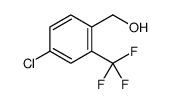 4-氯-2-三氟甲基苄醇结构式