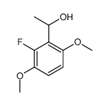 Benzenemethanol, 2-fluoro-3,6-dimethoxy-alpha-methyl- (9CI) Structure