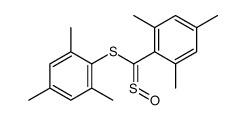 1,3,5-trimethyl-2-[sulfinyl-(2,4,6-trimethylphenyl)sulfanylmethyl]benzene Structure