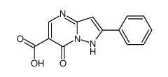 7-氧代-2-苯基-4,7-二氢吡唑并[1,5-a]嘧啶-6-羧酸结构式