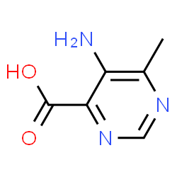 4-Pyrimidinecarboxylicacid,5-amino-6-methyl-(9CI) Structure
