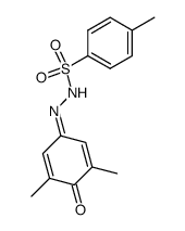 2,6-dimethyl-1,4-benzoquinone 4-p-tosylhydrazone Structure