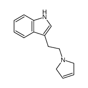 3-(2-(2,5-dihydro-1H-pyrrol-1-yl)ethyl)-1H-indole Structure
