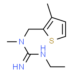 Guanidine, N-ethyl-N-methyl-N-[(3-methyl-2-thienyl)methyl]- (9CI)结构式