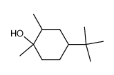 1,2-dimethyl-4-tert-butylcyclohexanol结构式