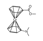 (Benzosaeure-methylester)-(N,N-dimethylanilin)chrom(0)结构式
